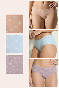 Zivame Regular Rise Full Coverage Hipster Panty  (Pack of 3) - Multicolor — thumbnail 2